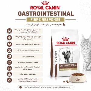 غذای گربه گاسترو فایبر ریسپانس رویال کنین