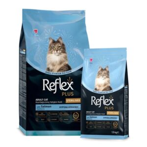 غذای گربه عقیم شده رفلکس پلاس استرلایز با طعم ماهی سالمون - Reflex Plus Sterilized