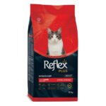 غذای گربه رفلکس پلاس باطعم بره و برنج