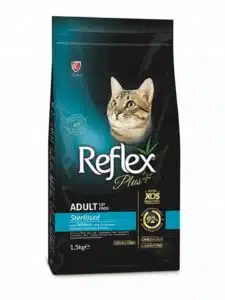 غذای خشک گربه رفلکس پلاس عقیم شده با طعم ماهی سالمون
