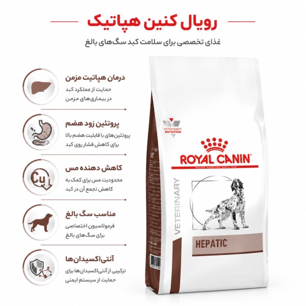 غذای سگ هپاتیک رویال کنین