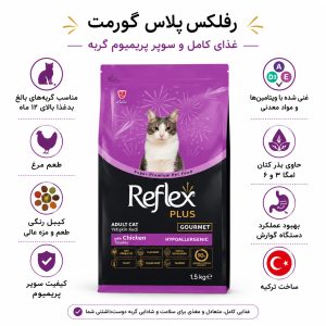 غذای گربه رفلکس پلاس گورمت