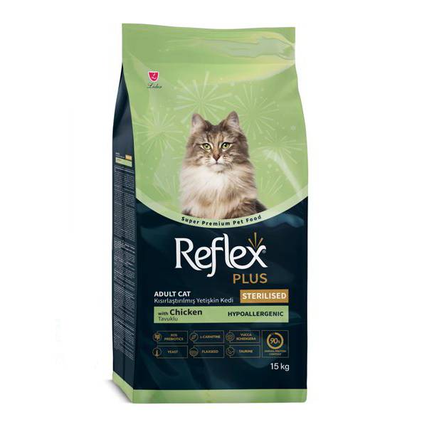 غذای گربه عقیم شده رفلکس پلاس (استرلایز) با طعم مرغ