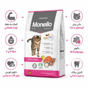 غذای گربه مونلو میکس