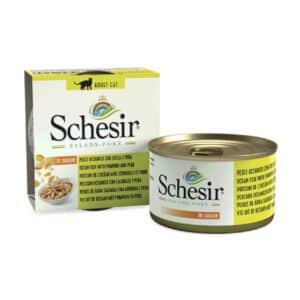 کنسرو گربه شسیر باطعم ماهی تن و کدو با گلابی