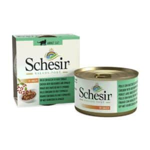 کنسرو گربه شسیر باطعم مرغ و گوجی بری با اسفناج