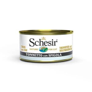 کنسرو گربه شسیر با طعم ماهی تن و ماهی خاردار
