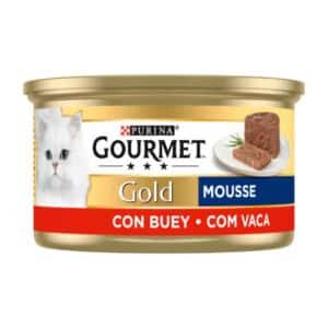 کنسرو گربه گورمت گلد پته طعم گوشت گاو