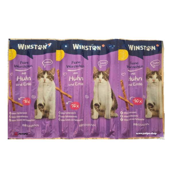 تشویقی مدادی گربه وینستون طعم مرغ و گوشت اردک