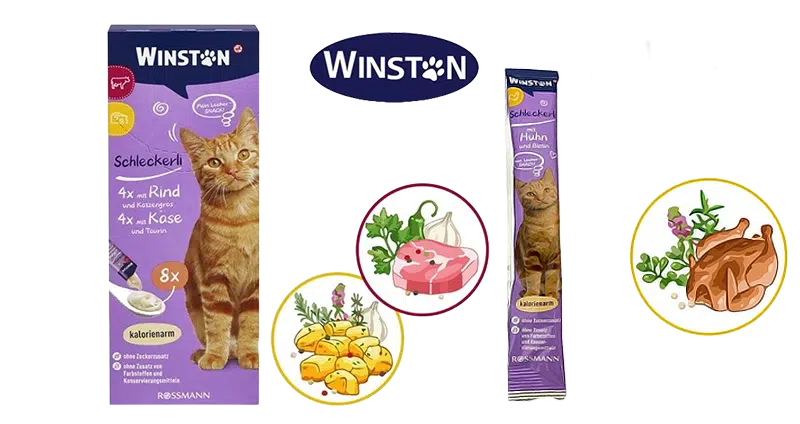 تشویقی گربه وینستون