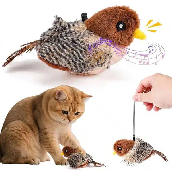 اسباب بازی گربه پرنده بال دار موزیکال شارژی