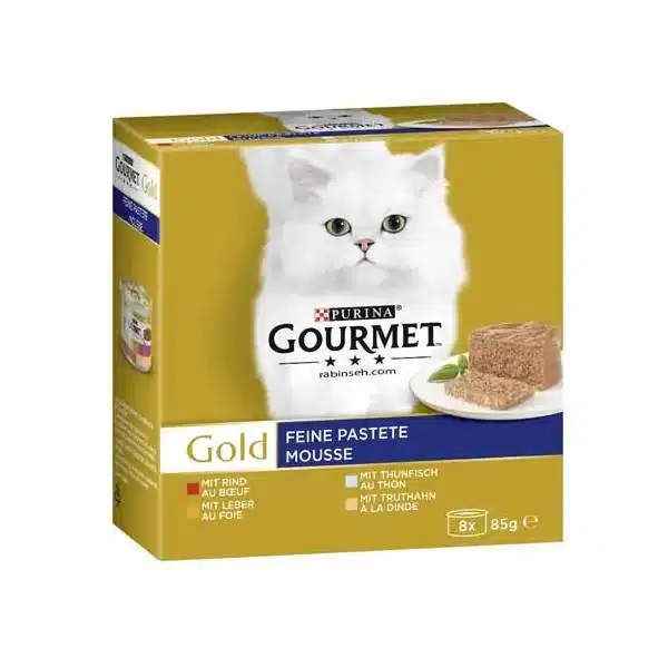 کنسرو گربه گورمت پته آلمانی _ بسته 8 عددی