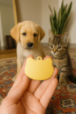 پلاک گربه طرح کیتی پت شاپ تام و جری