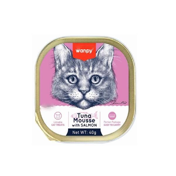 ووم گربه ونپی طعم ماهی تن و سالمون _ 40 گرم ووم گربه ونپی طعم ماهی تن و سالمون _ 40 گرم