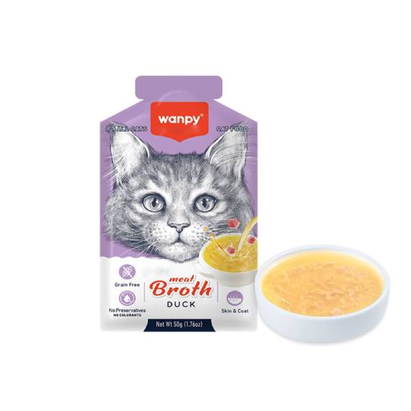 سوپ گربه ونپی طعم اردک _ 50 گرم سوپ گربه ونپی طعم اردک _ 50 گرم