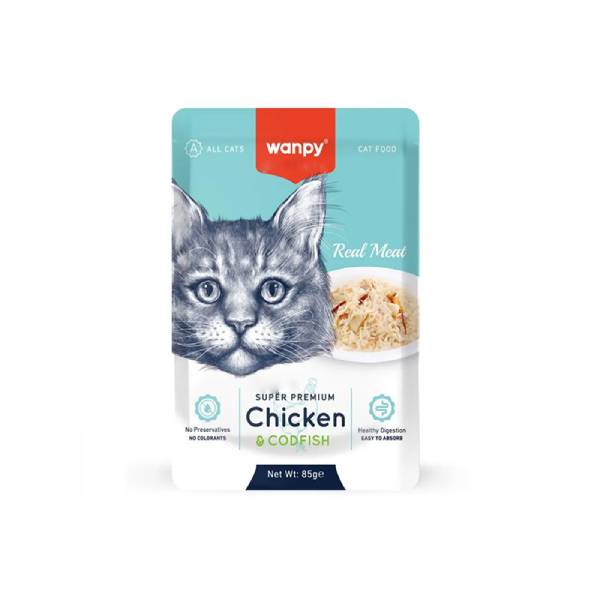 سوپ گربه ونپی طعم مرغ و ماهی کاد _ 85 گرم سوپ گربه ونپی طعم مرغ و ماهی کاد _ 85 گرم