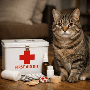 جعبه کمک های اولیه گربه