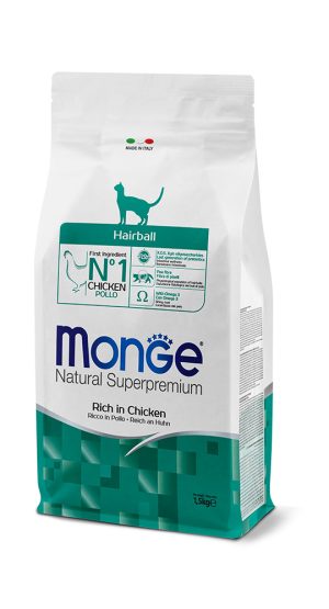 Monge Superpremium Hairball Rich in Chicken