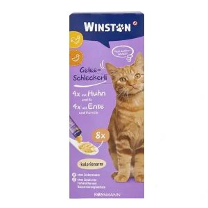 بستنی ژله ای گربه وینستون طعم مرغ و اردک _ Winston